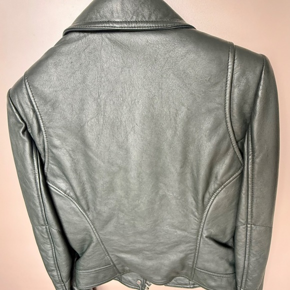 Balenciaga Lambskin Leather Biker Jacket Small US 2/4 FR 36 - Picture 2 of 8